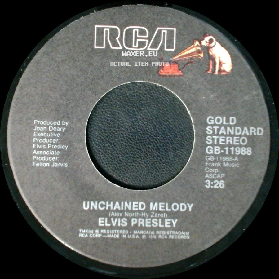 Elvis Presley - Are You Sincere / Unchained Melody side B