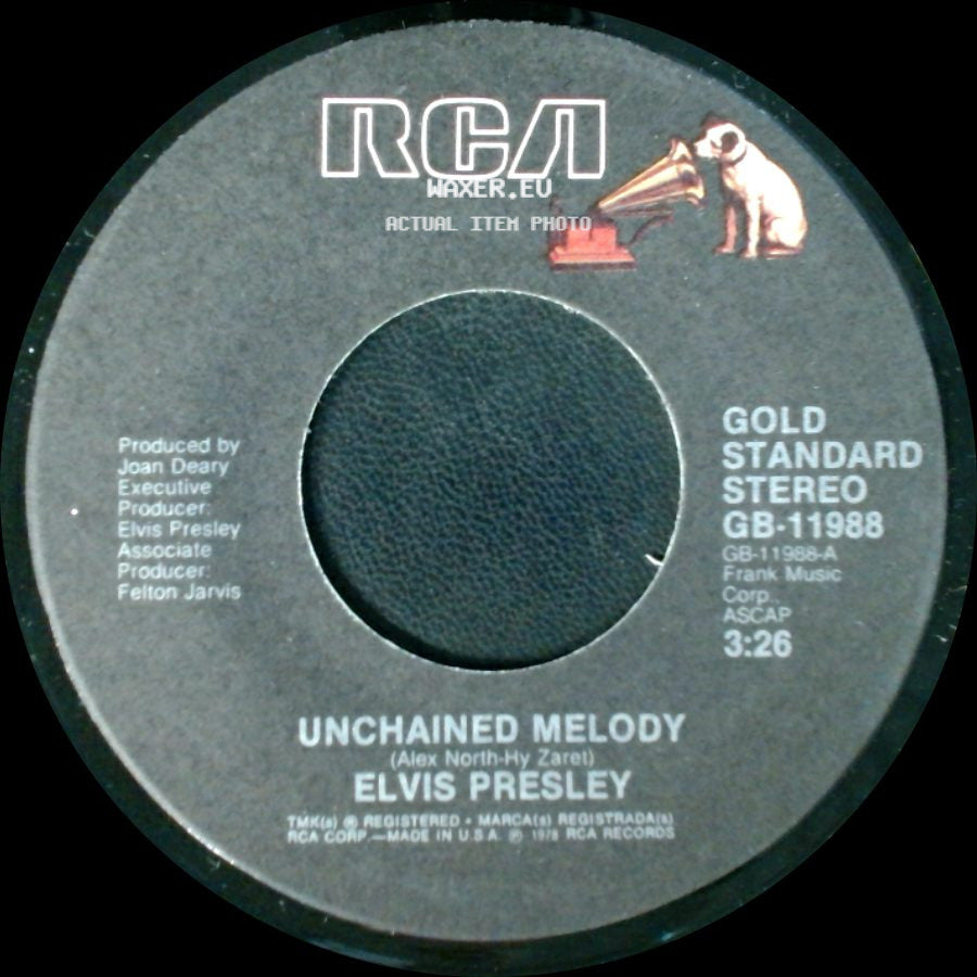 Elvis Presley - Unchained Melody / Are You Sincere side A