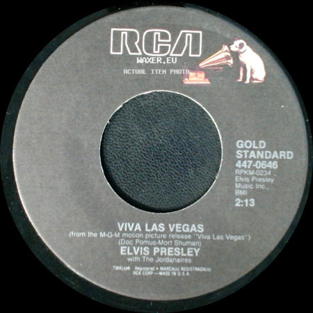 Elvis Presley With The Jordanaires / Elvis Presley - Viva Las Vegas / What'd I Say side A