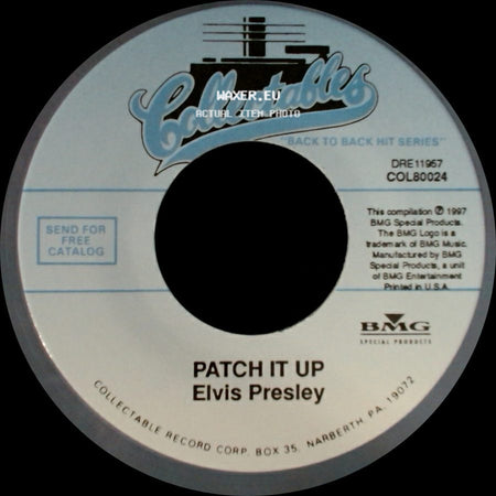 Elvis Presley - You Don't Have To Say You Love Me / Patch It Up side B