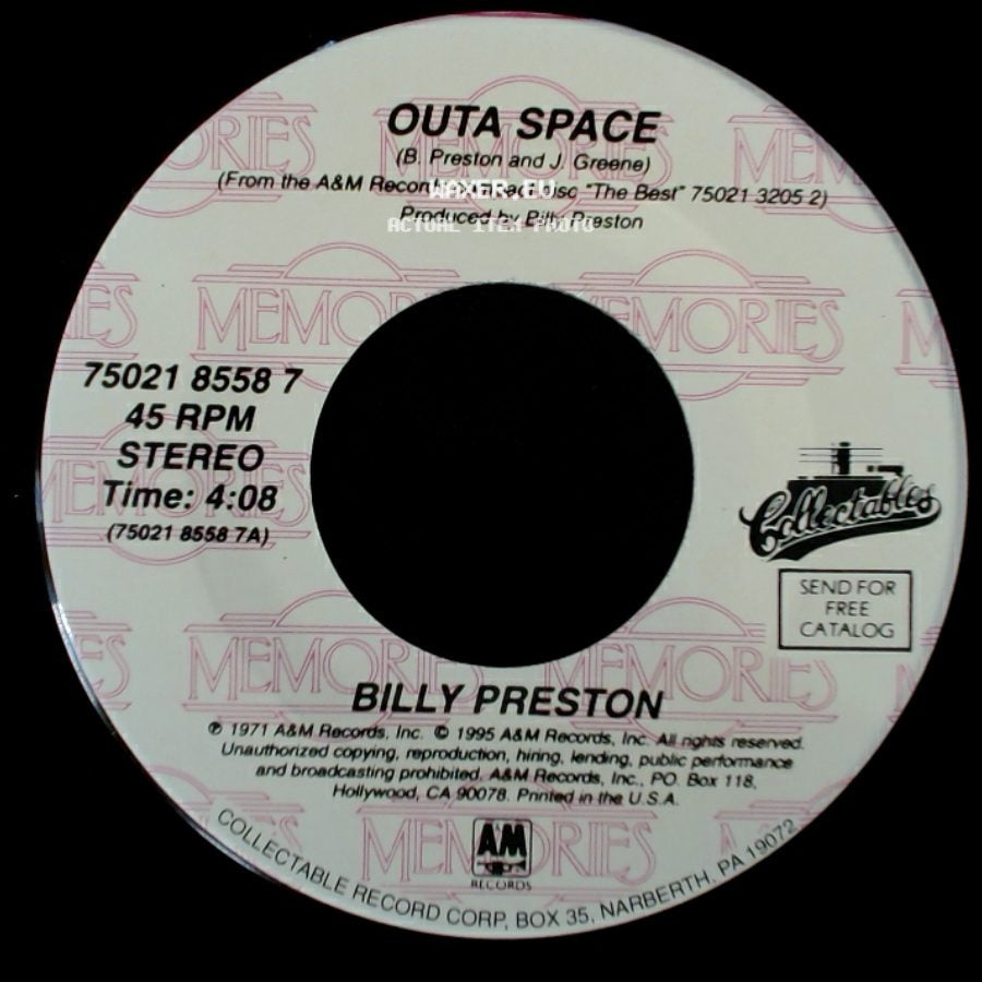 Billy Preston - God Loves You / Outa Space side B