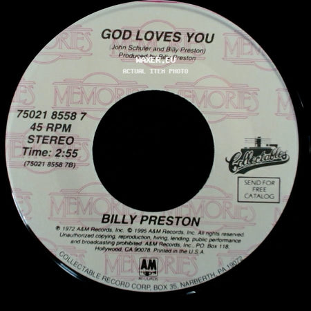 Billy Preston - God Loves You / Outa Space side A