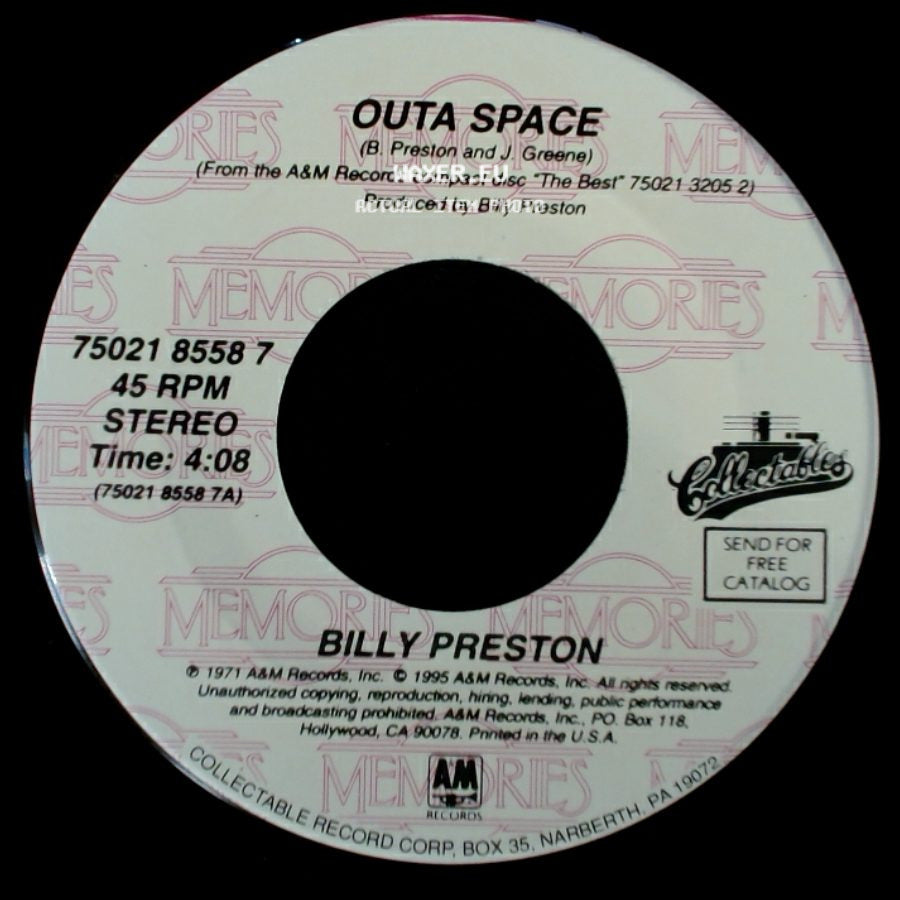 Billy Preston - God Loves You / Outa Space side B