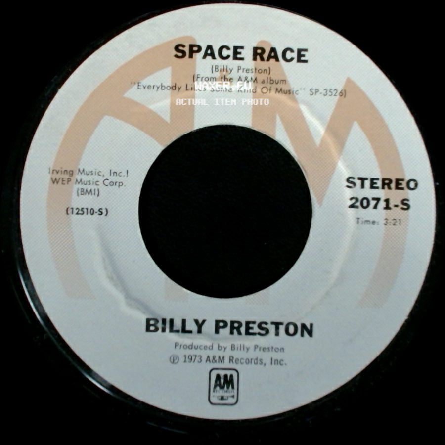 Billy Preston - Get Back / Space Race side B