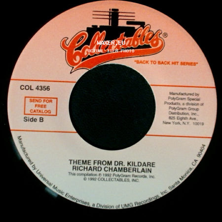 Johnny Preston / Richard Chamberlain - Running Bear / Theme From Dr. Kildare side B