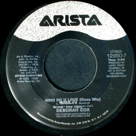 Deborah Cox - Sentimental / Who Do U Love (Gass Mix) side B