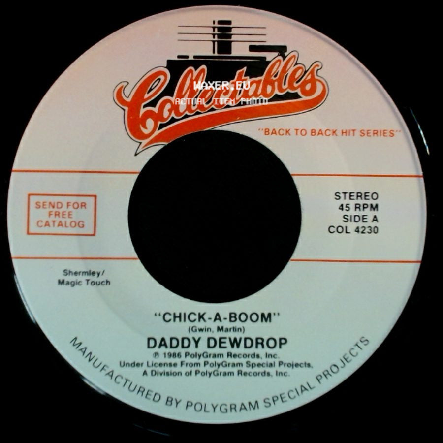 Daddy Dewdrop / Cowsills - Chick-A-Boom / Indian Lake side A
