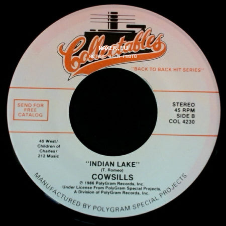 Daddy Dewdrop / Cowsills - Chick-A-Boom / Indian Lake side B