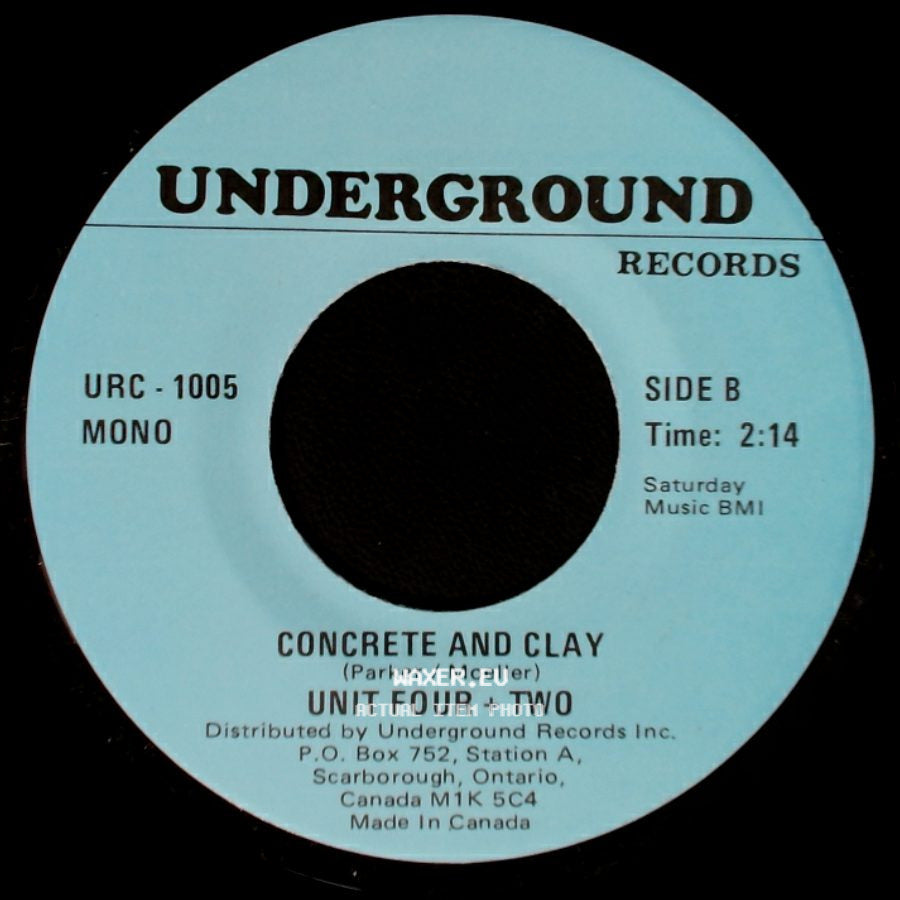 The Cowsills / Unit Four + Two - Indian Lake / Concrete And Clay side B