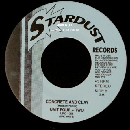 The Cowsills / Unit Four + Two - Indian Lake / Concrete And Clay side B