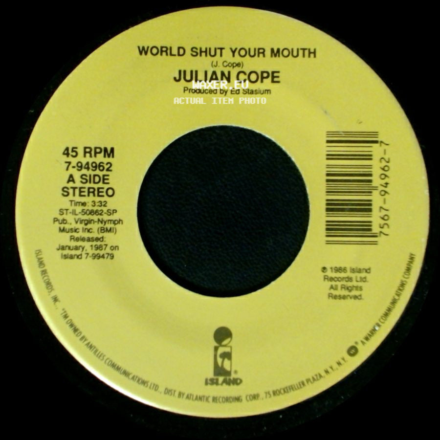 Julian Cope - World Shut Your Mouth / Eve's Volcano side A