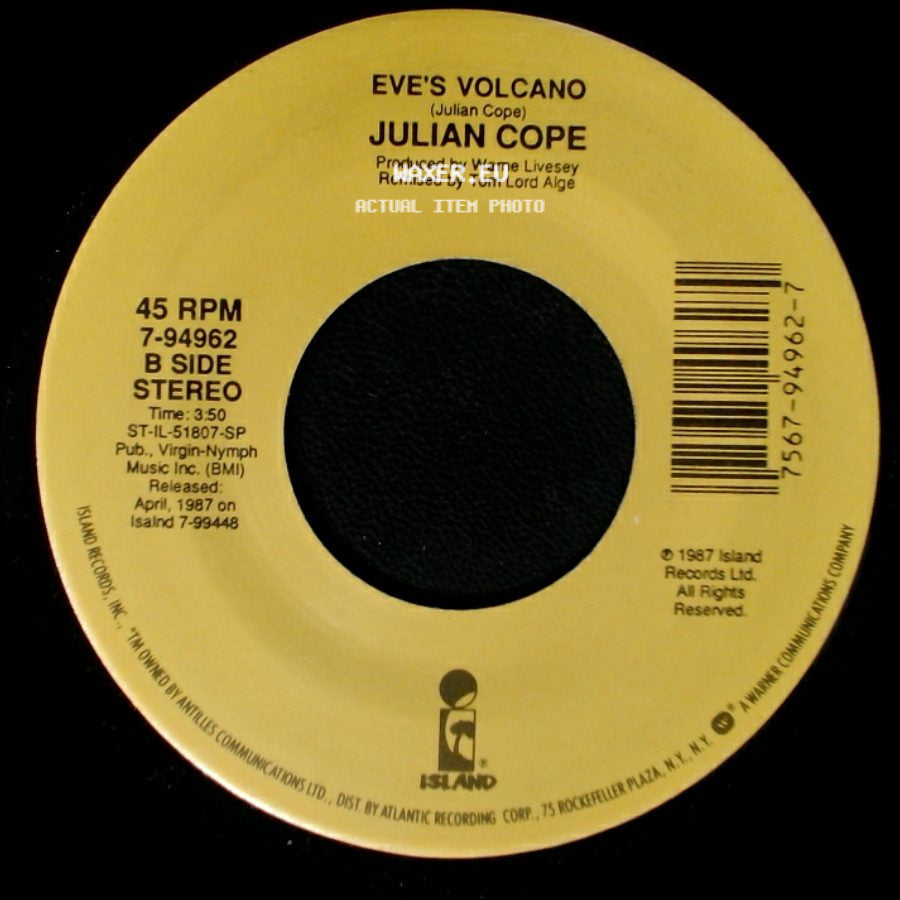 Julian Cope - World Shut Your Mouth / Eve's Volcano side B