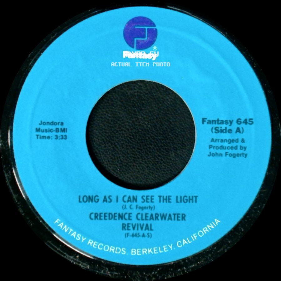 Creedence Clearwater Revival - Long As I Can See The Light / Lookin' Out My Back Door side A