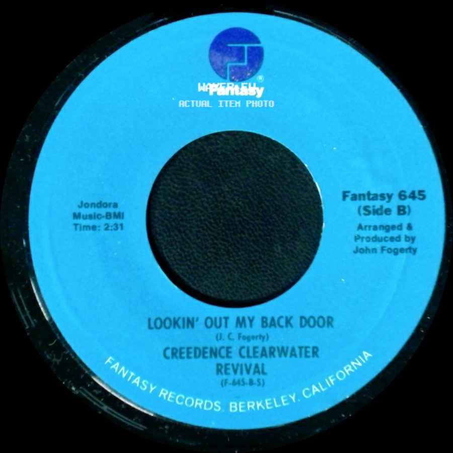 Creedence Clearwater Revival - Long As I Can See The Light / Lookin' Out My Back Door side B