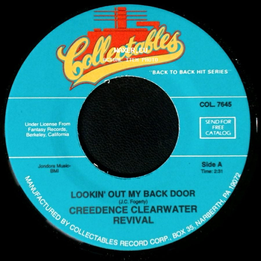 Creedence Clearwater Revival - Lookin' Out My Back Door / Long As I Can See The Light side A