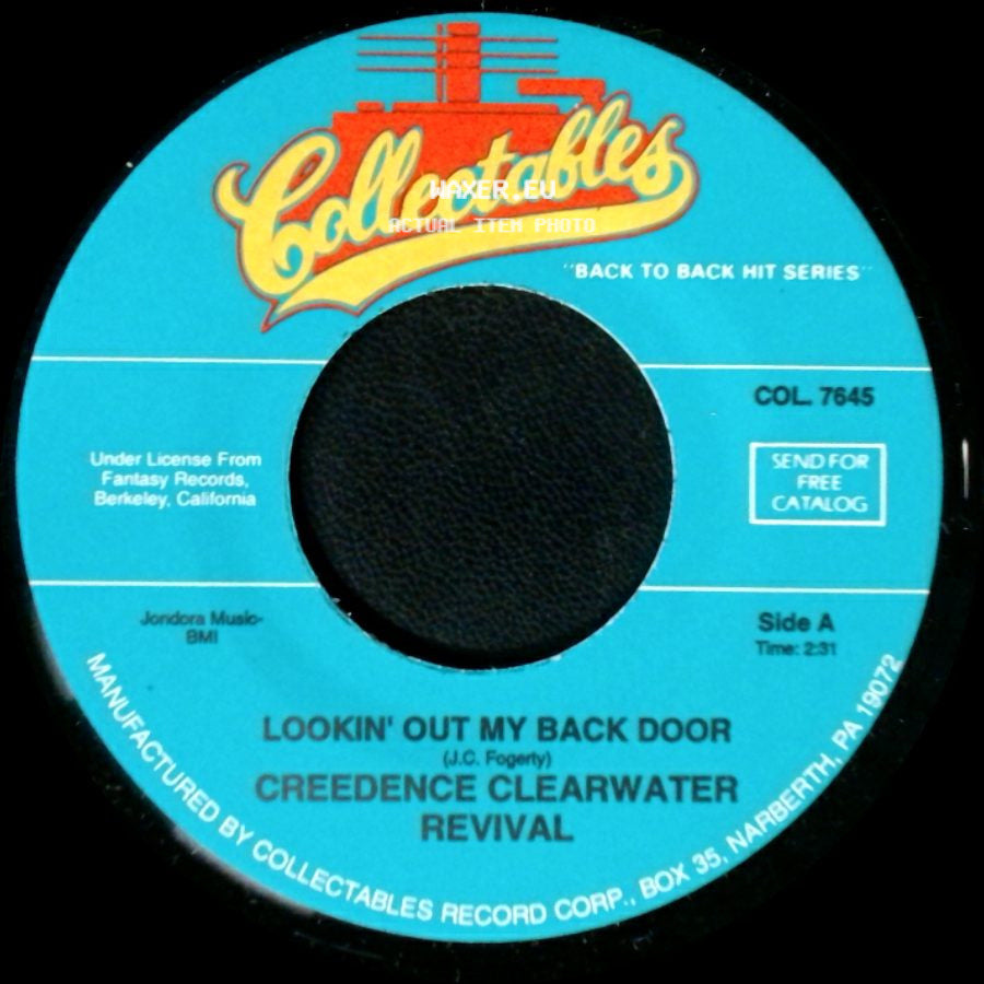 Creedence Clearwater Revival - Lookin' Out My Back Door / Long As I Can See The Light side A