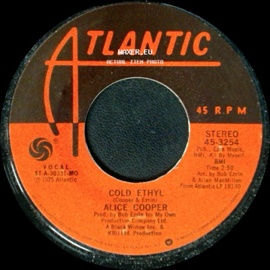Alice Cooper - Only Women / Cold Ethyl side B