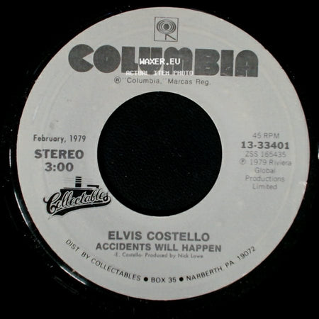 Elvis Costello - Accidents Will Happen / Alison side A