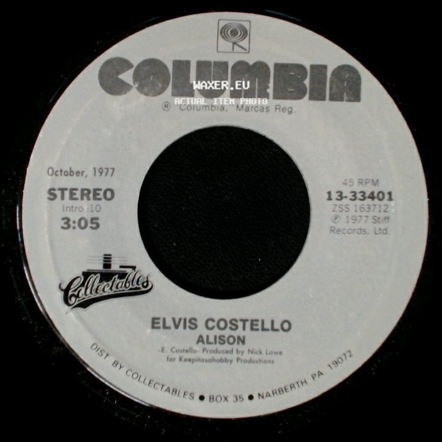 Elvis Costello - Accidents Will Happen / Alison side B