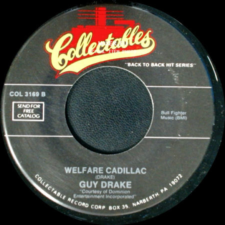 Guy Drake / The Corsairs - Welfare Cadillac / Smokey Places side A