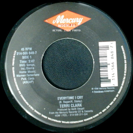 Terri Clark - Everytime I Cry / Till I Get There side A