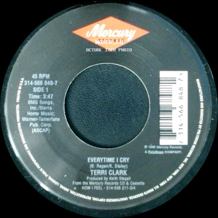 Terri Clark - Everytime I Cry / Till I Get There side A