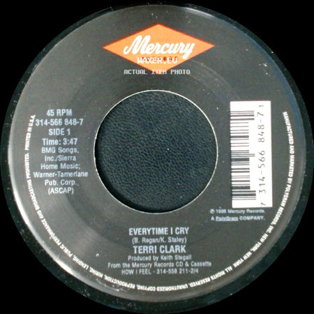 Terri Clark - Everytime I Cry / Till I Get There side A