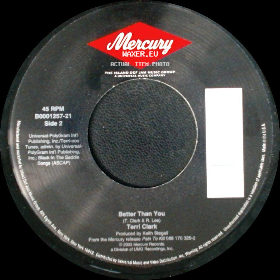 Terri Clark - I Wanna Do It All / Better Than You side B
