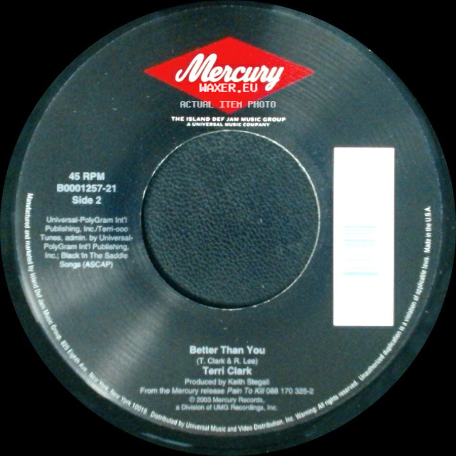 Terri Clark - I Wanna Do It All / Better Than You side B
