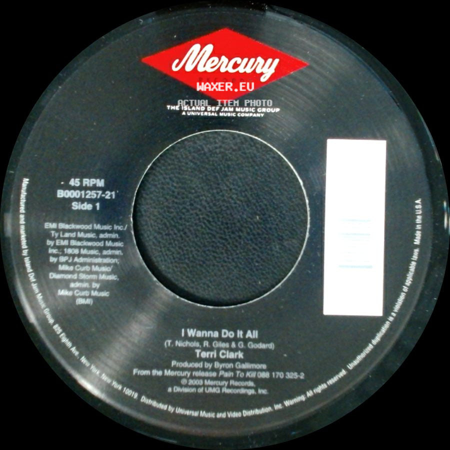 Terri Clark - I Wanna Do It All / Better Than You side A