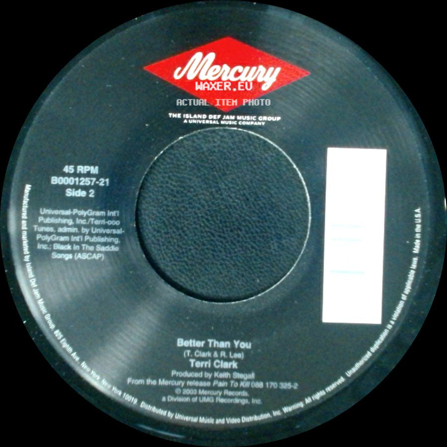 Terri Clark - I Wanna Do It All / Better Than You side B