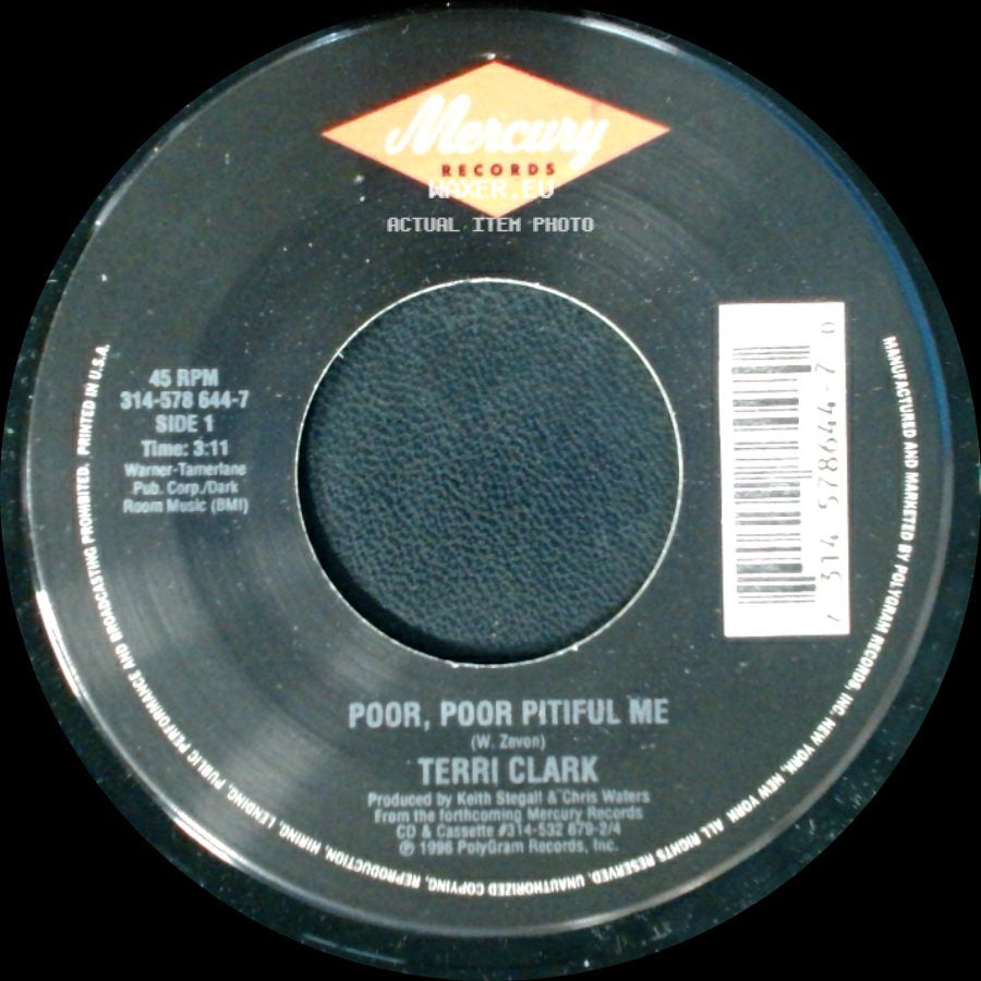 Terri Clark - Poor, Poor Pitiful Me / Something You Should've Said side A