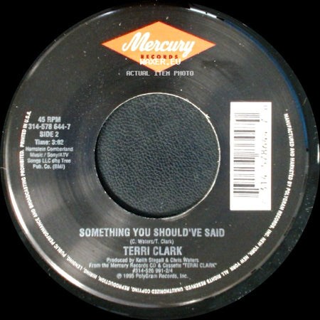 Terri Clark - Poor, Poor Pitiful Me / Something You Should've Said side B