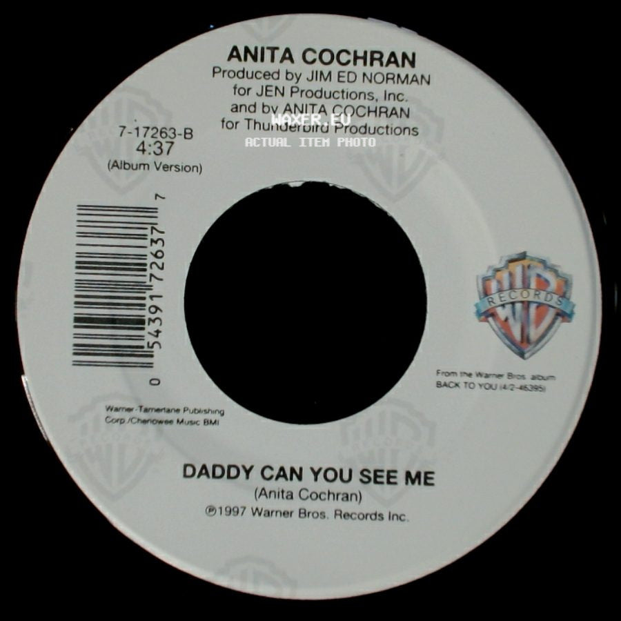 Anita Cochran - What If I Said / Daddy Can You See Me side B