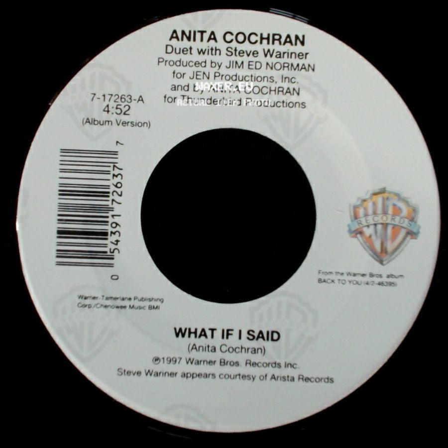 Anita Cochran - Daddy Can You See Me / What If I Said side B