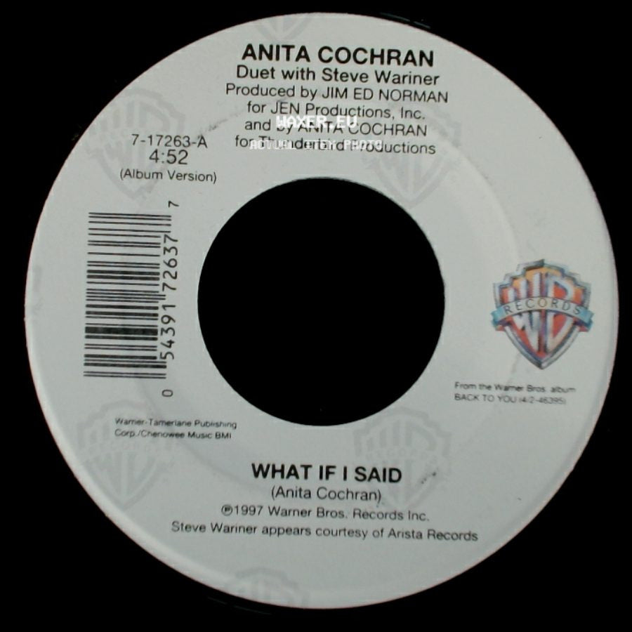 Anita Cochran - What If I Said / Daddy Can You See Me side A