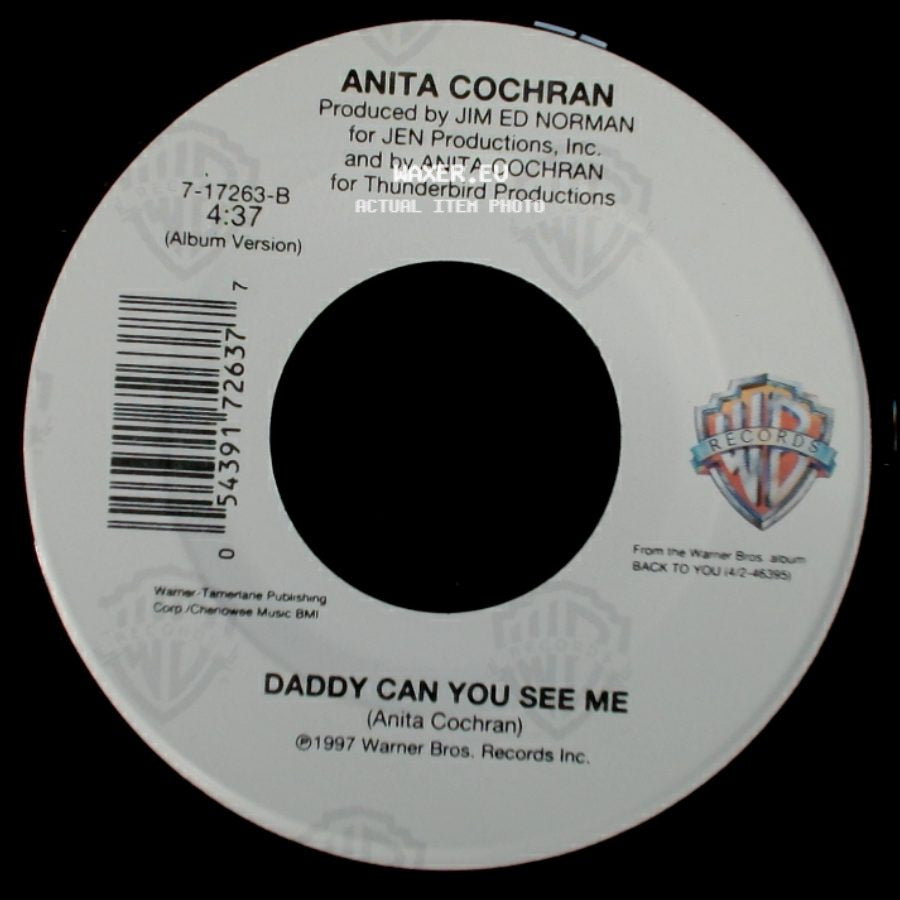 Anita Cochran - What If I Said / Daddy Can You See Me side B