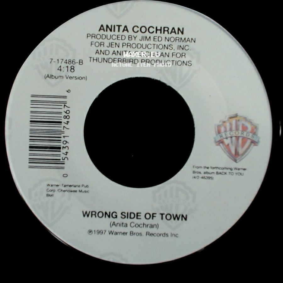 Anita Cochran - I Could Love A Man Like That / Wrong Side Of Town side B