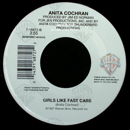 Anita Cochran - Good Times / Girls Like Fast Cars side B