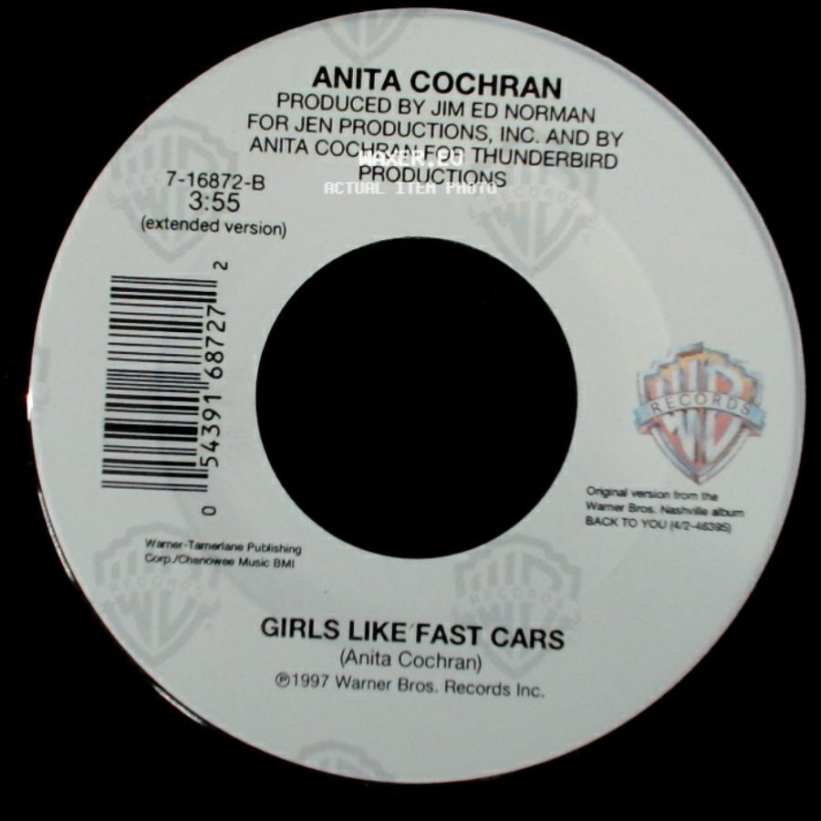 Anita Cochran - Girls Like Fast Cars / Good Times side A