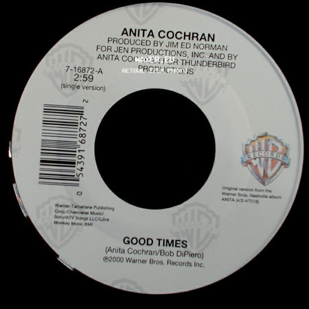 Anita Cochran - Girls Like Fast Cars / Good Times side B