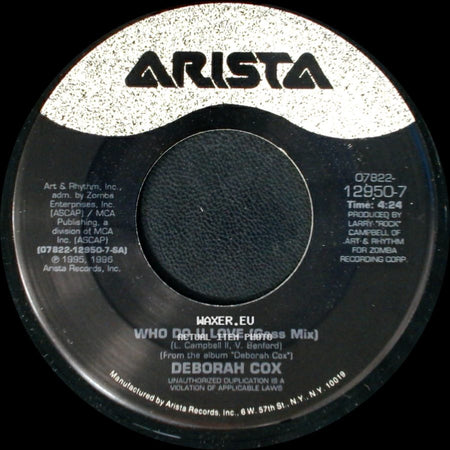 Deborah Cox - Sentimental / Who Do U Love (Gass Mix) side B