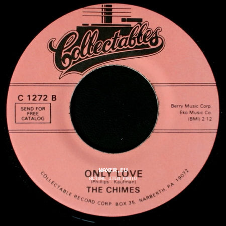 The Chimes - I'm In The Mood For Love / Only Love side B