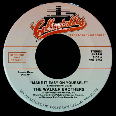 The Walker Brothers / Lou Christie - Make It Easy On Yourself / Rhapsody In The Rain side A