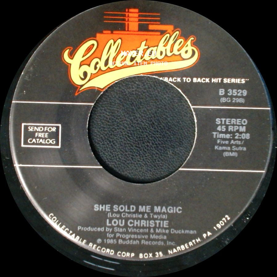 Lou Christie - I'm Gonna Make You Mine / She Sold Me Magic side B