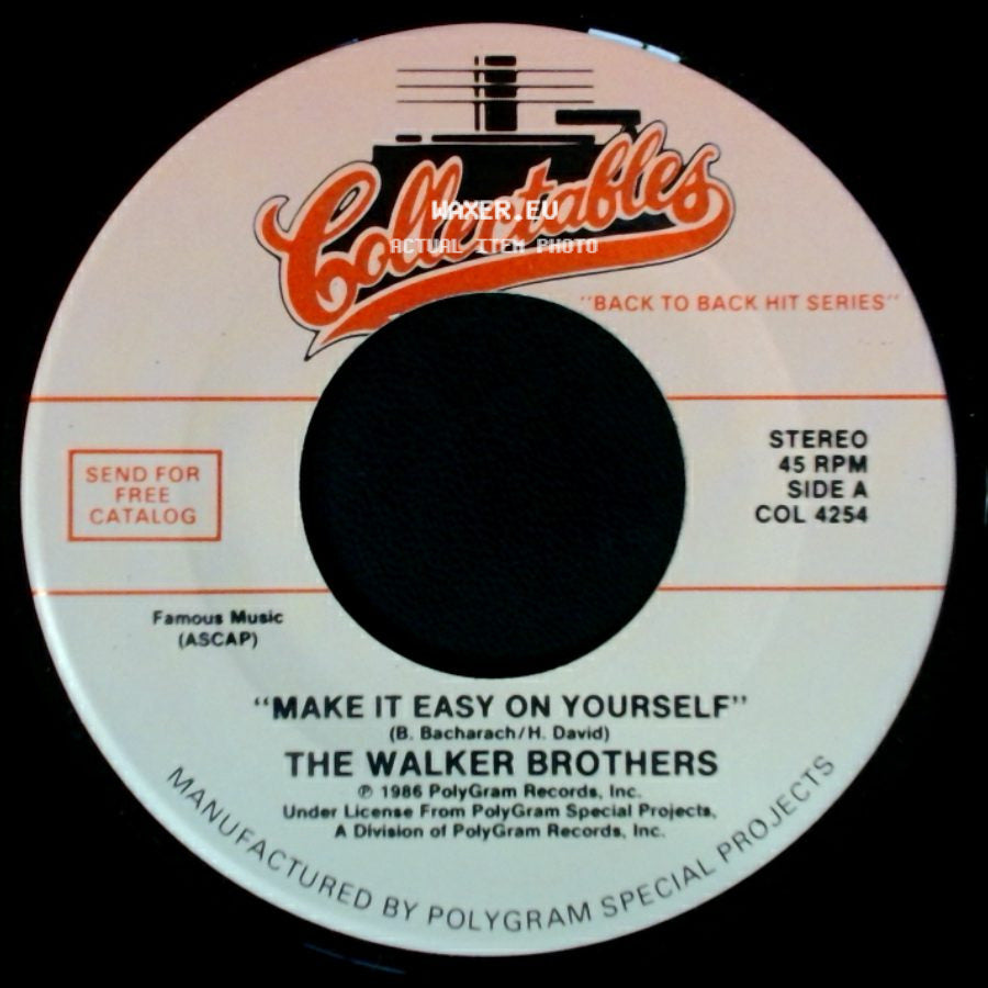 The Walker Brothers / Lou Christie - Make It Easy On Yourself / Rhapsody In The Rain side A