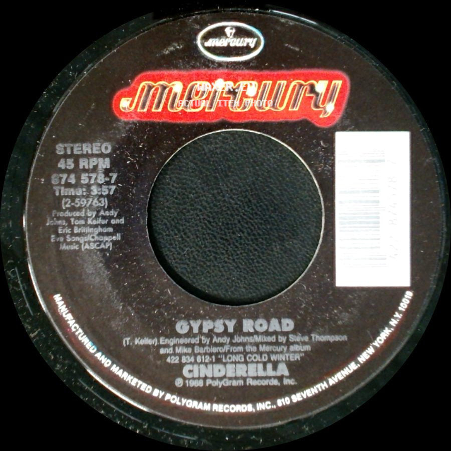 Cinderella - Jumpin' Jack Flash (Live) / Gypsy Road side B