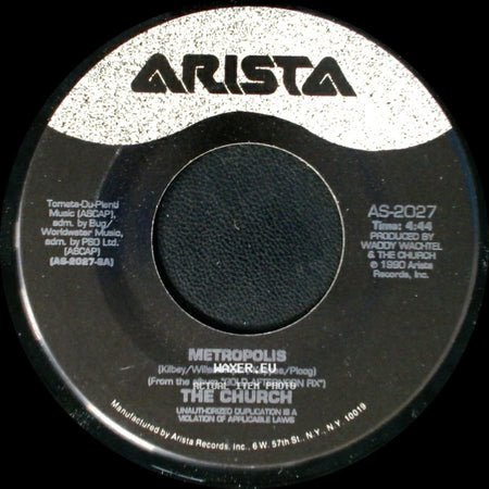 The Church - Much Too Much / Metropolis side B