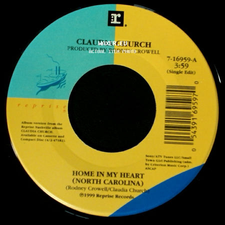 Claudia Church - Home In My Heart (North Carolina) / Just As Long As You Love Me side A