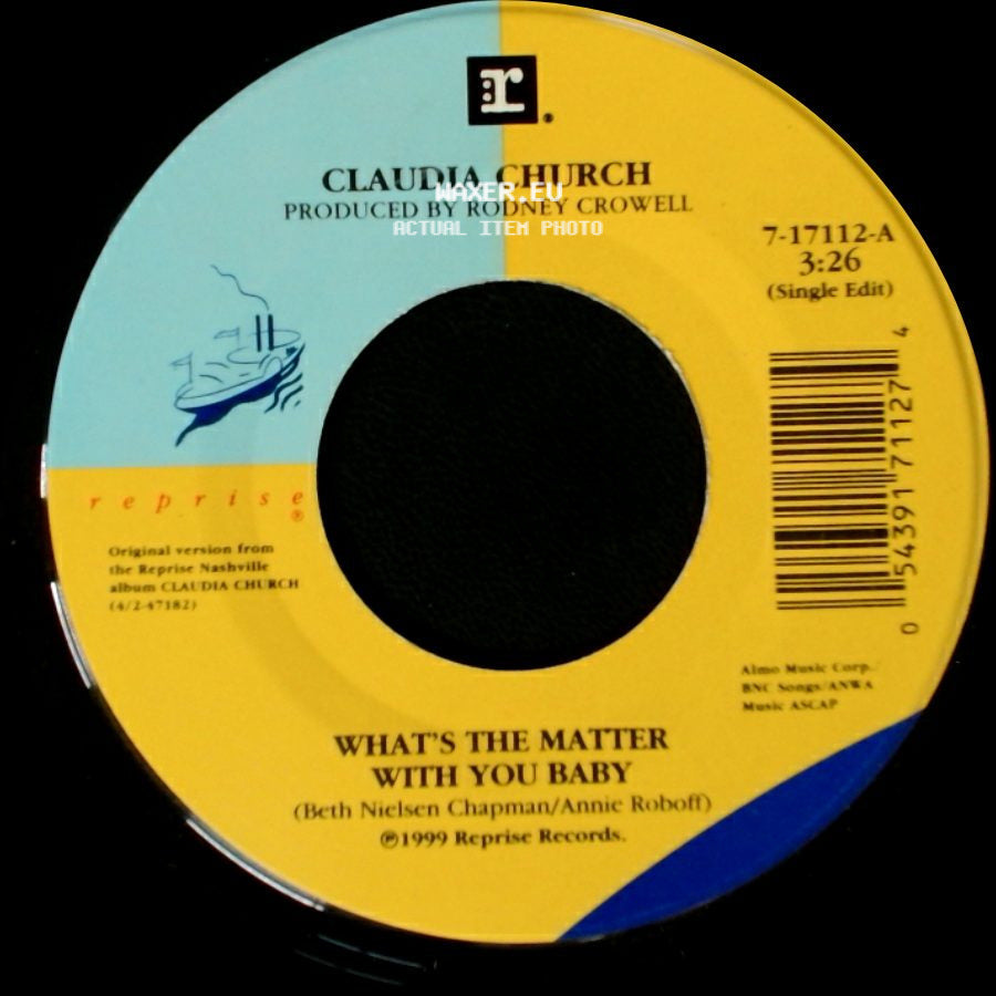 Claudia Church - Small Town Girl / What's The Matter With You Baby side B
